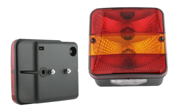 Lampă spate multifuncțională (lumini: poziție, stop, indicator de direcție, lampa număr înregistrare)