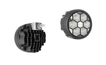 Proiector de lucru LED cu montare pe spate și conector Deutsch DT04-2P încorporat