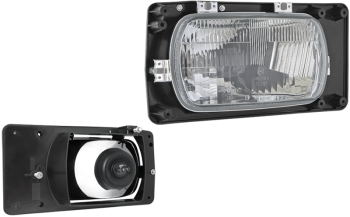 Far pentru, tip H4 - dreapta, cu unitate de reglare manuală (lumini: fază lungă, fază scurtă)