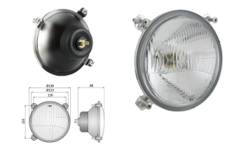 Far pentru, tip R2 - trafic pe partea dreaptă (lumini: fază lungă, fază scurtă) - dreapta