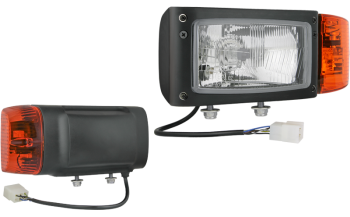 Far pentru, tip H4 cu cablu și conector AMP - stânga