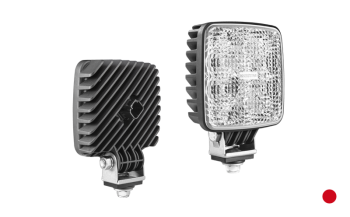 Proiector de lucru LED cu conector Deutsch DT04-2P încorporat - lumină roșie