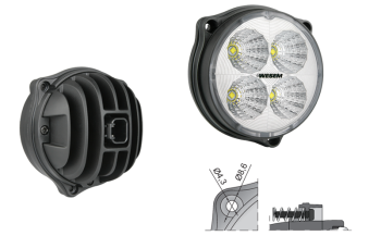 Proiector de lucru LED cu conector Deutsch DT04-2P încorporat (versiune cu 3 șuruburi)