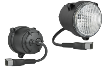 Proiector de lucru, halogen (versiune cu 3 șuruburi) cu cablu și conector Deutsch DT04-2P