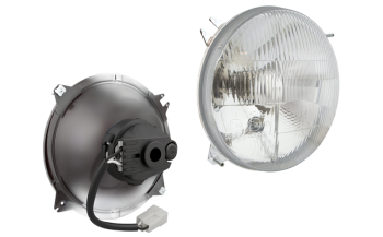 Inserție far ermetic Ø178, tip H4, încorporabil (lumini: fază lungă, fază scurtă)