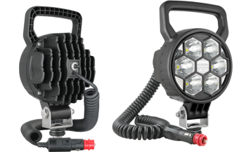 Proiector de lucru LED cu cablu spiralat și întrerupător