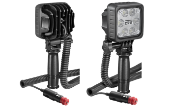 Proiector de lucru LED cu prindere, cablu spiralat și întrerupător