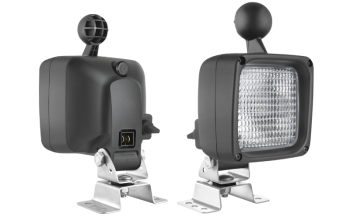 Proiector de lucru, halogen cu suport omega, conector AMP Faston încorporat și întrerupător