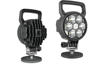 Proiector de lucru LED cu suport magnetic și conector Deutsch DT04-2P încorporat