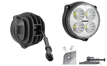 Proiector de lucru LED cu cablu și conector H9-H11 (versiune cu 3 șuruburi)