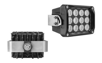 Proiector de lucru LED cu montare pe spate și conector Deutsch DT04-2P încorporat
