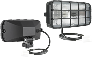 fara becuri, grilă, cablu 0,35 m, conector AMP Faston