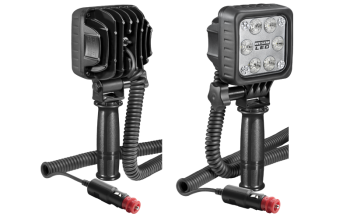 Proiector de lucru LED cu prindere, cablu spiralat și întrerupător