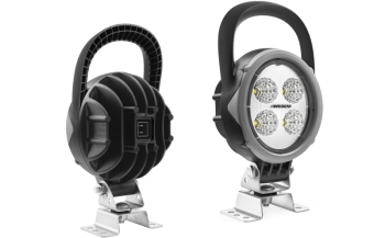Proiector de lucru LED cu suport omega și conector AMP Faston încorporat