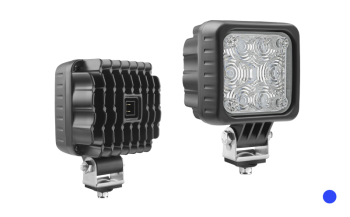 Lampă specială LED cu conector AMP Faston încorporat - albastru