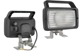 Proiector de lucru, halogen cu suport omega și întrerupător