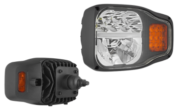 Far pentru LED cu montare pe spate și conector DT04-6P încorporat - stânga