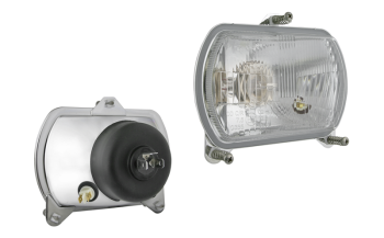 Inserție far, tip R2, încorporabil (lumini: fază lungă, fază scurtă, poziție)