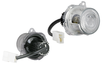 bec R5W 12V, cablu 0,1 m, conector AMP Faston