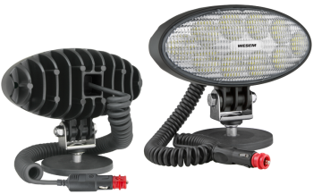 5500lm - modul LED 12V-24V, cablu spiralat 8 m, ștecher brichetă