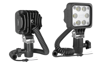 Proiector de lucru LED cu suport CAR3, cablu spiralat și întrerupător