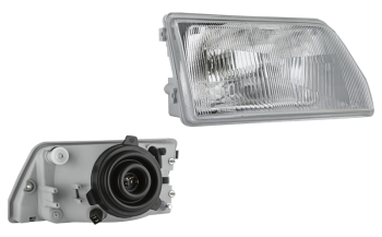 Far pentru Fiat Cinquecento, tip R2 - dreapta cu unitate de nivelare manuală