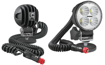 Proiector de lucru LED cu suport magnetic, cablu spiralat și întrerupător