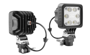 Proiector de lucru LED cu suport CAR1 și conector Deutsch DT04-2P încorporat
