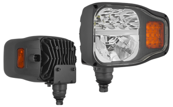 Far pentru LED cu montare pe de jos și conector DT04-6P încorporat - stânga