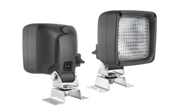 Proiector de lucru, halogen cu suport omega, conector AMP Faston încorporat și întrerupător