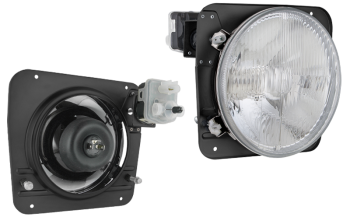 bec H4 12V, garnitura becului, placa de montaj -unitate reglare