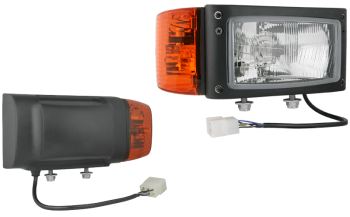 Far pentru, tip H4 cu cablu și conector AMP - dreapta