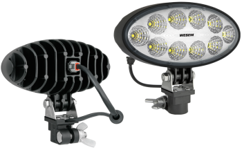 Proiector de lucru LED cu suport CAR1 și conector Deutsch DT04-2P încorporat