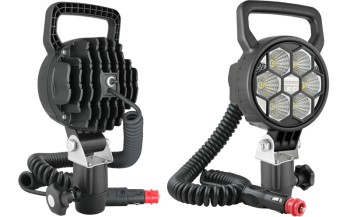 Proiector de lucru LED cu suport CAR3, cablu spiralat și întrerupător