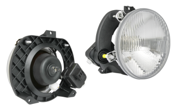 Far pentru, tip H4 cu elektro-corector (lumini: fază lungă, fază scurtă, poziție)