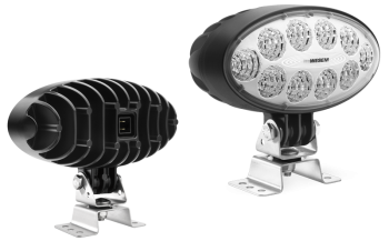 Proiector de lucru LED cu suport omega și conector AMP Faston încorporat