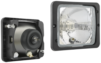 Far pentru, tip H4 cu ramă (lumini: fază lungă, fază scurtă, poziție)