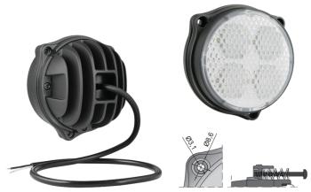 Proiector de lucru LED cu cablu (versiune cu 3 buloane)