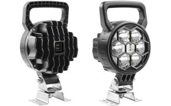 Proiector de lucru LED cu suport omega și conector AMP Faston încorporat