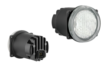 Proiector ceață LED cu conector AMP Faston încorporat (versiune cu 4 șuruburi)