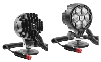 Proiector de lucru LED cu suport magnetic, cablu spiralat și întrerupător