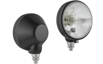 Far pentru, tip R2 în carcasă metalică - instalat vertical (lumini: fază lungă, fază scurtă, poziție)