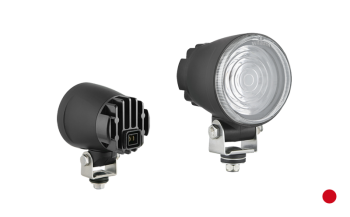 Lampă specială LED cu conector AMP Faston încorporat - roșie