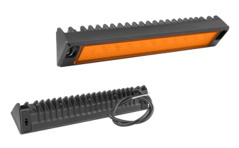 Proiector de lucru LED cu cablu - portocaliu