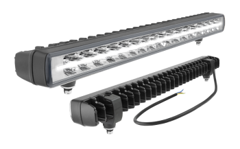 Proiector de lucru LED cu lumină de poziție și suport de jos