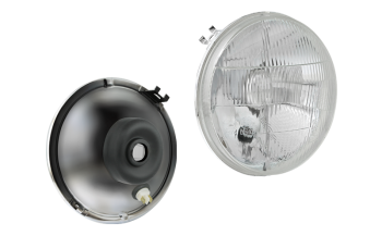 Inserție far Fiat 600, tip H4, încorporabil (lumini: fază lungă, fază scurtă, poziție)