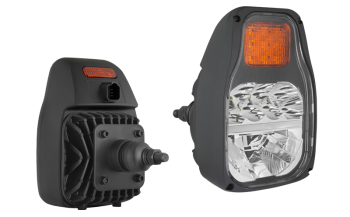 Far pentru LED cu montare pe spate și conector DT04-6P încorporat - dreapta / stânga