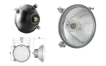 Far pentru, tip R2 - trafic pe partea stânga (lumini: fază lungă, fază scurtă) - dreapta