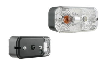 Lampă față - dreapta (lumini: poziție, indicator de direcție față - lateral)