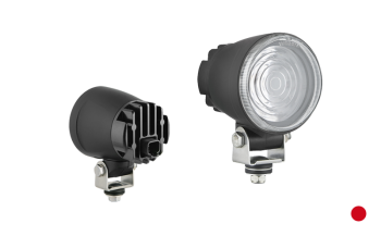 Lampă specială LED cu conector Deutsch DT04-2P încorporat - roșie